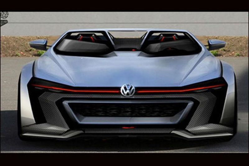 Illustration for article titled VW's Golf GTI Gran Turismo Vision Concept Is A Hot Hatch From 2050
